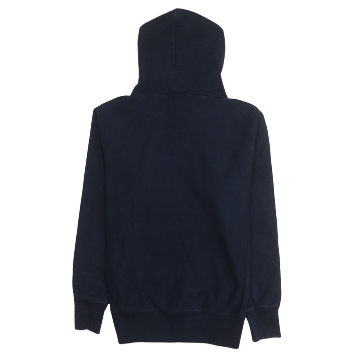 Champion Men's Blue Pullover Hoodie Large Embroidered Logo
