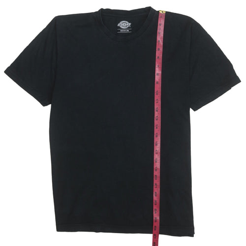 Dickies Men's Black Cotton Short Sleeve Crew Neck T-Shirt Medium