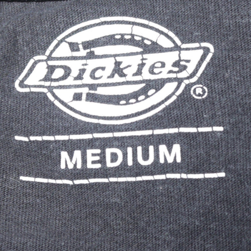 Dickies Men's Black Cotton Short Sleeve Crew Neck T-Shirt Medium