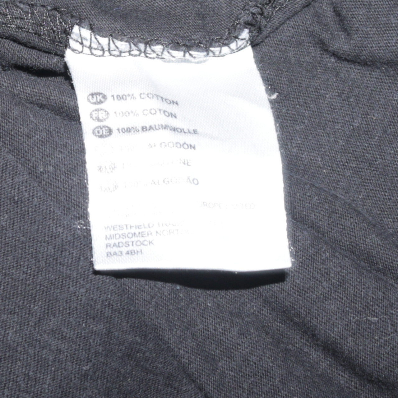 Dickies Men's Black Cotton Short Sleeve Crew Neck T-Shirt Medium