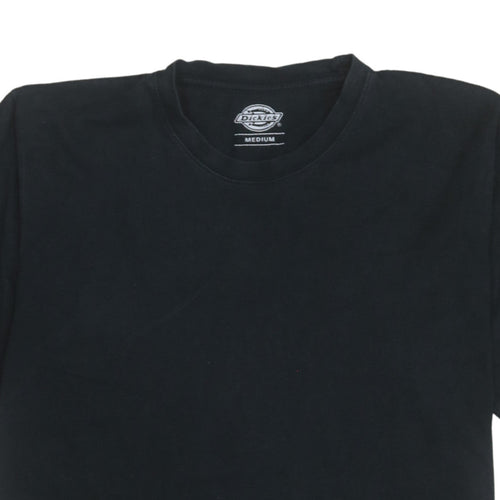 Dickies Men's Black Cotton Short Sleeve Crew Neck T-Shirt Medium