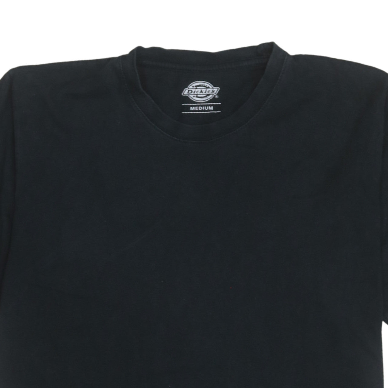Dickies Men's Black Cotton Short Sleeve Crew Neck T-Shirt Medium