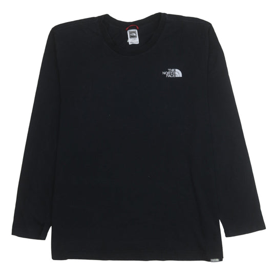 The North Face Men's Black Long Sleeve Cotton Logo T-Shirt XL