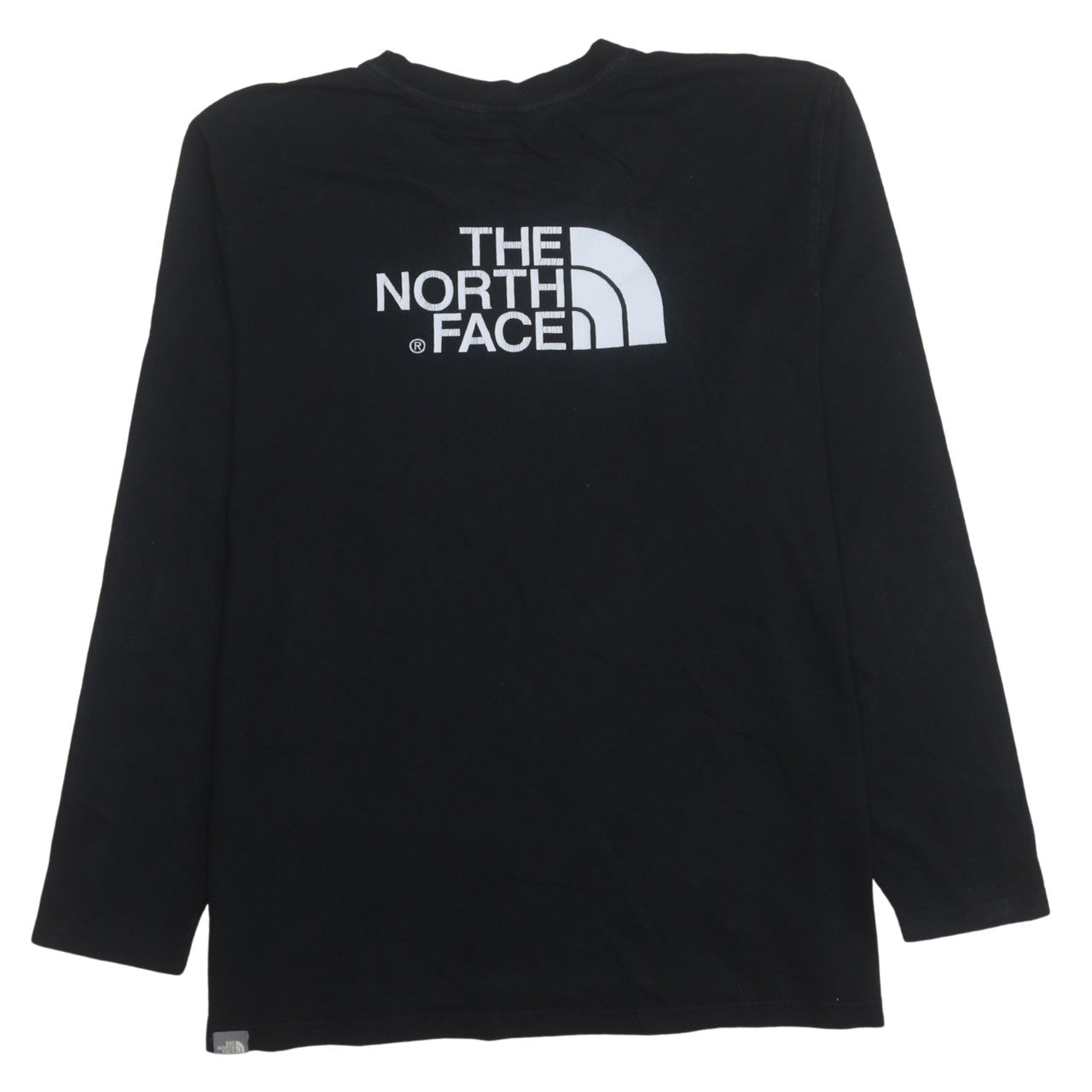 The North Face Men's Black Long Sleeve Cotton Logo T-Shirt XL