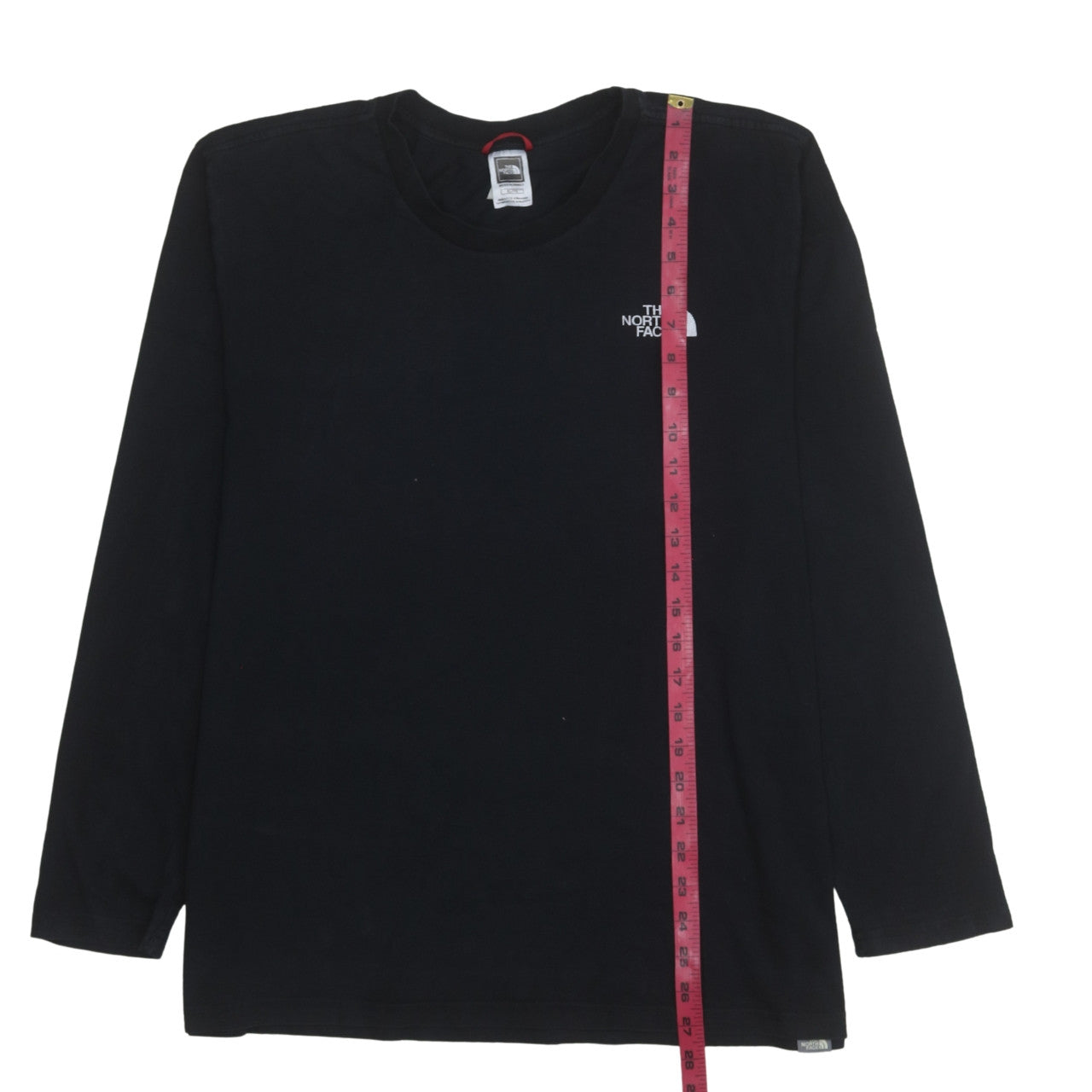 The North Face Men's Black Long Sleeve Cotton Logo T-Shirt XL