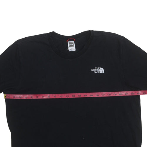 The North Face Men's Black Long Sleeve Cotton Logo T-Shirt XL