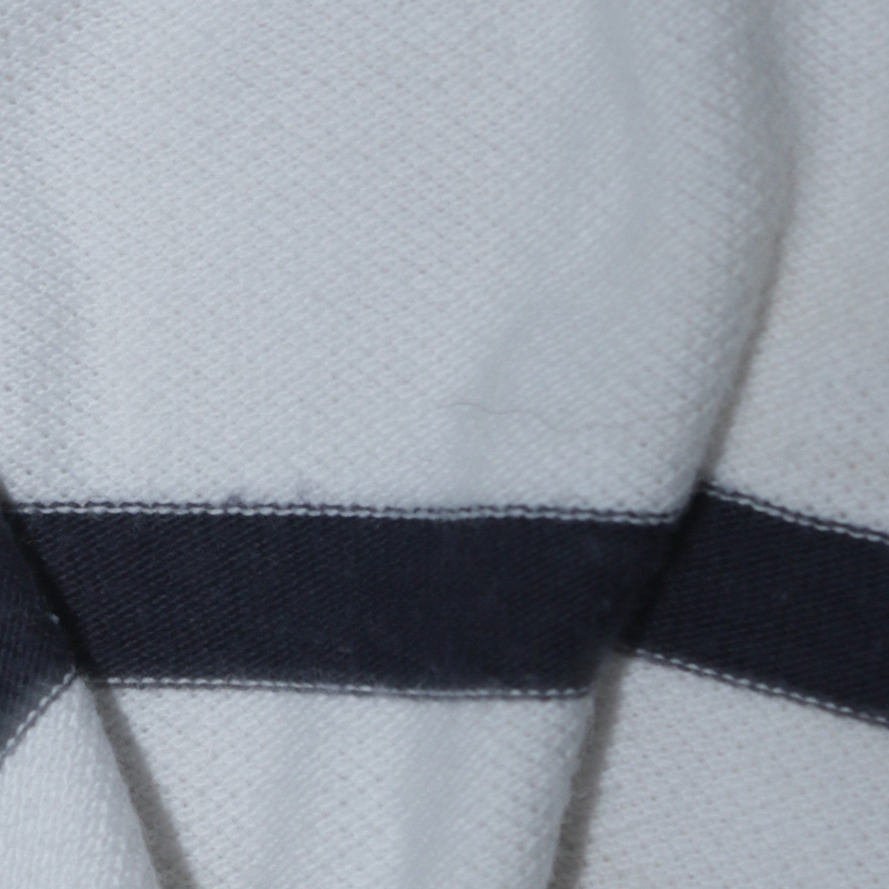 Tommy Hilfiger Men's White Slim Fit Striped Polo Shirt L