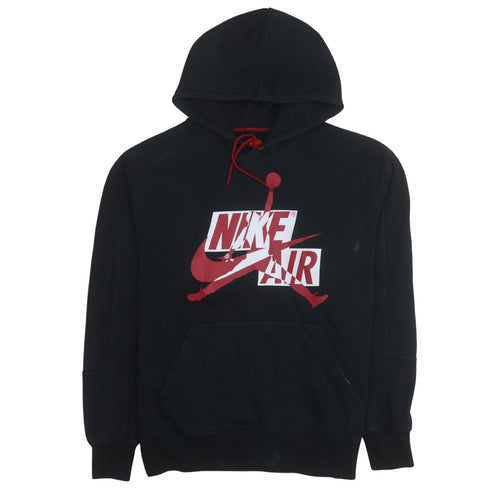 Jordan Men’s Black Pullover Hoodie M Logo Nike Air Basketball Fleece