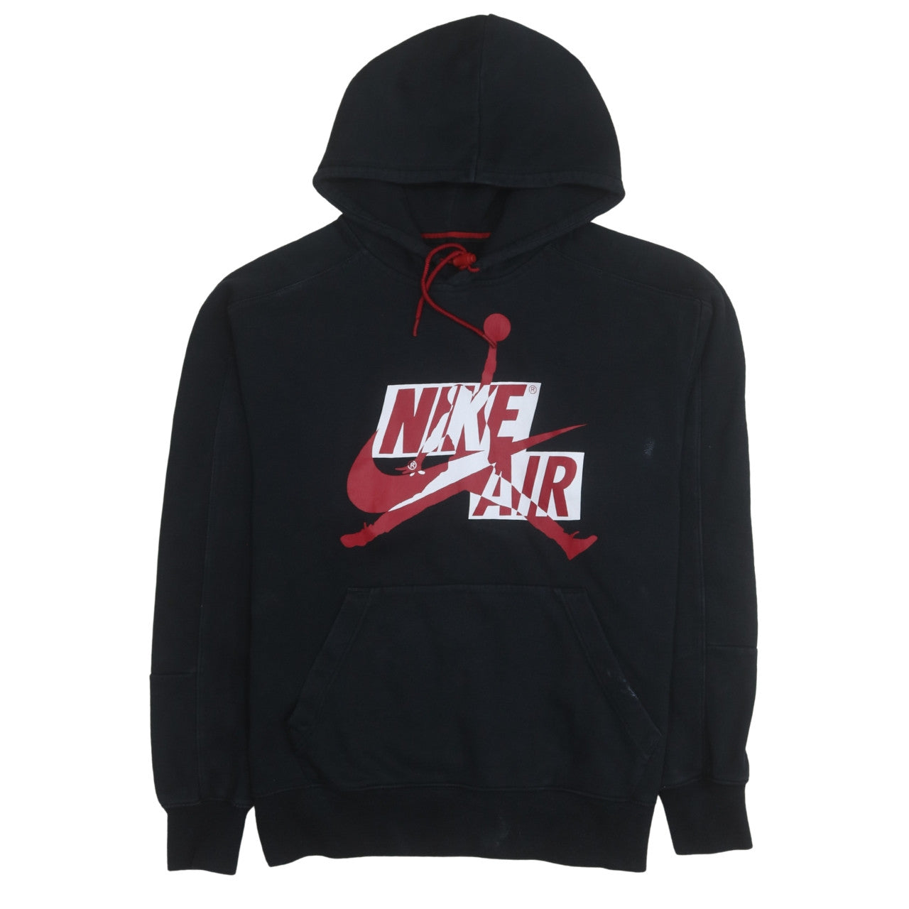 Jordan Men’s Black Pullover Hoodie M Logo Nike Air Basketball Fleece