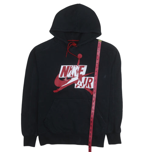 Jordan Men’s Black Pullover Hoodie M Logo Nike Air Basketball Fleece