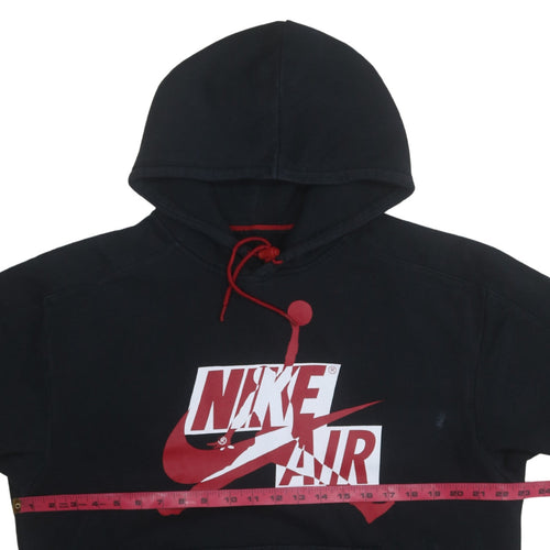 Jordan Men’s Black Pullover Hoodie M Logo Nike Air Basketball Fleece