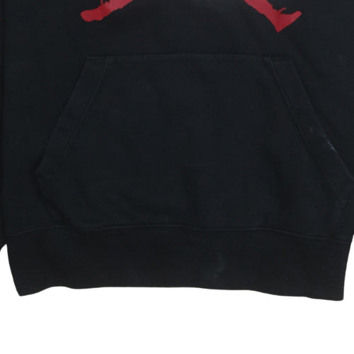 Jordan Men’s Black Pullover Hoodie M Logo Nike Air Basketball Fleece