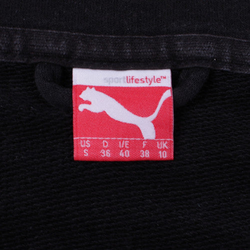 Puma Women Black Full Zip Hoodie Size 10
