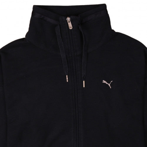 Puma Women Black Full Zip Hoodie Size 10