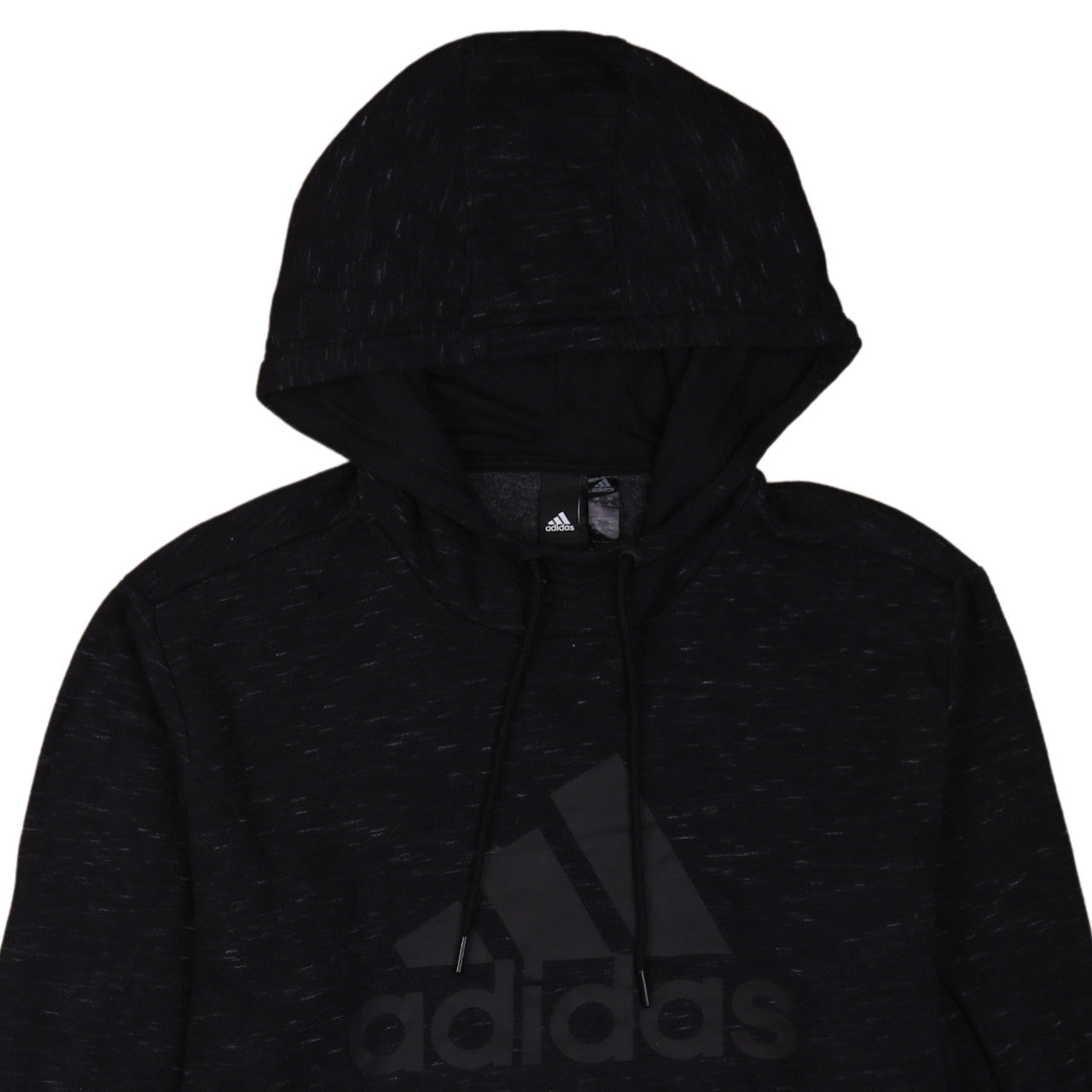 Adidas Womens Black XL Pullover Hoodie with Logo and Drawstring