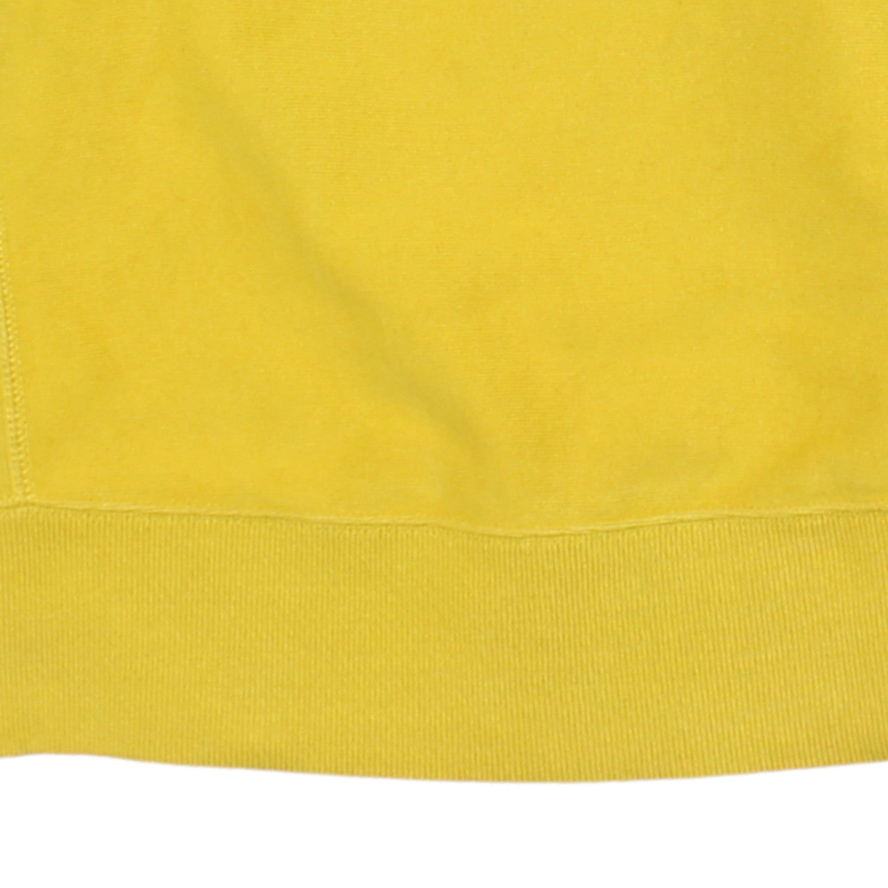 Champion Men's Yellow Reverse Weave Sweatshirt Small Crew Neck Pullover