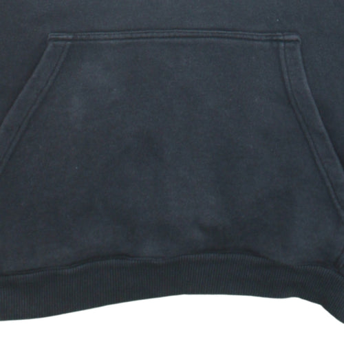 Adidas Mens Black XL Hoodie Pullover Fleece Logo Sweatshirt