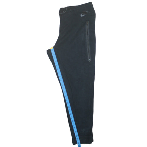 Nike Men's Black Jogger Trousers L Regular Fit Cotton Blend Activewear
