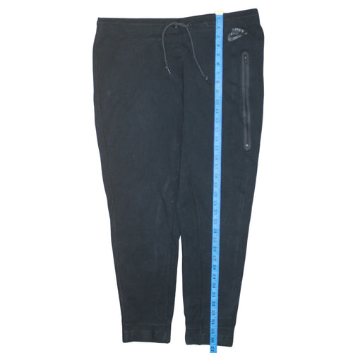 Nike Men's Black Jogger Trousers L Regular Fit Cotton Blend Activewear