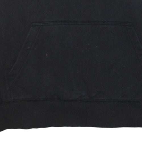 Calvin Klein Jeans Men's Black Pullover Hoodie Size M Logo Cotton