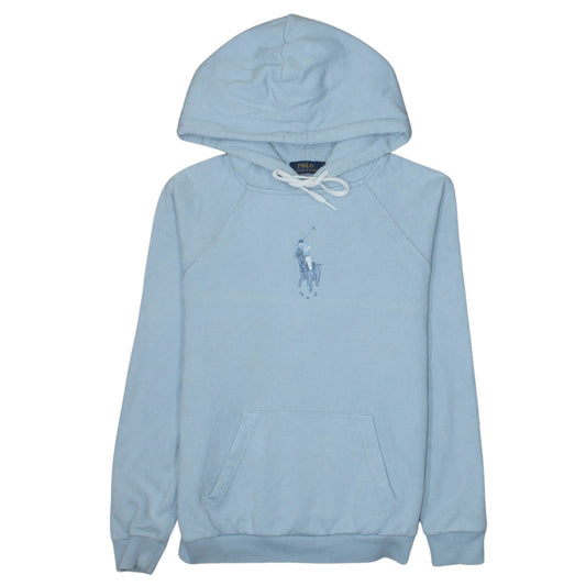 Polo Ralph Lauren Womens Blue XS Pullover Hoodie 100% Cotton