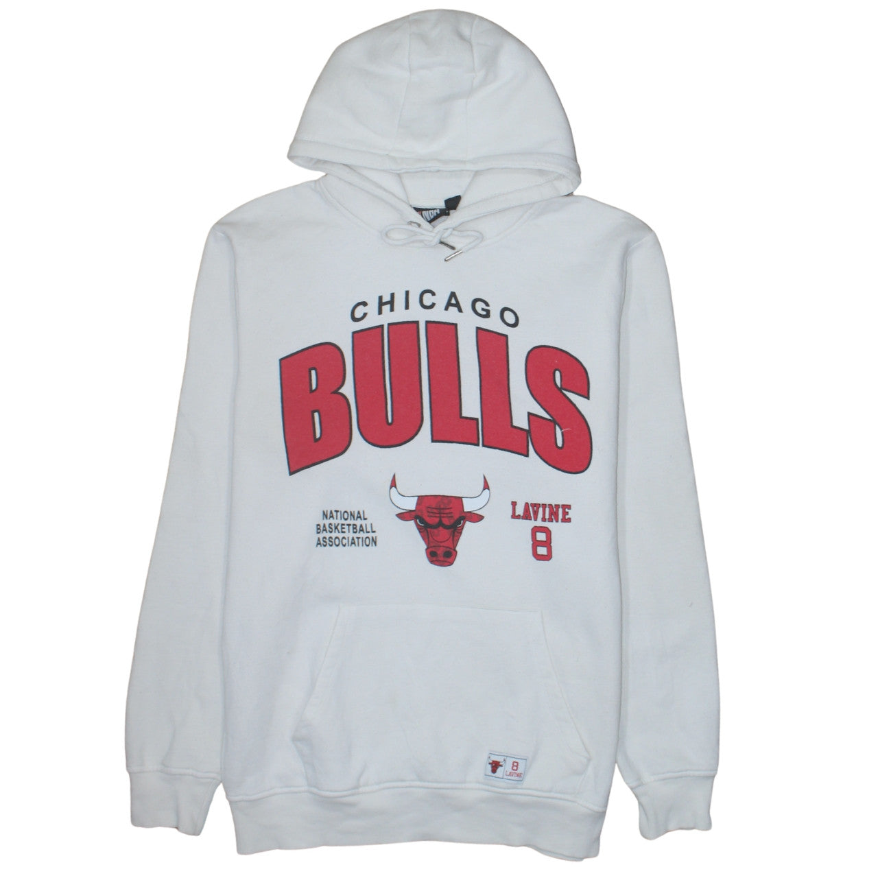 Primark NBA Chicago Bulls Men's White XL Pullover Hoodie