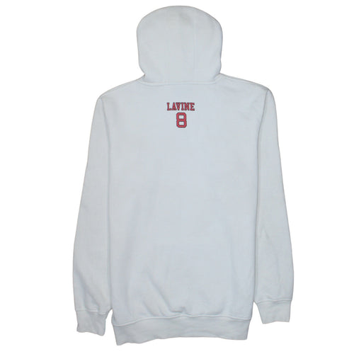 Primark NBA Chicago Bulls Men's White XL Pullover Hoodie