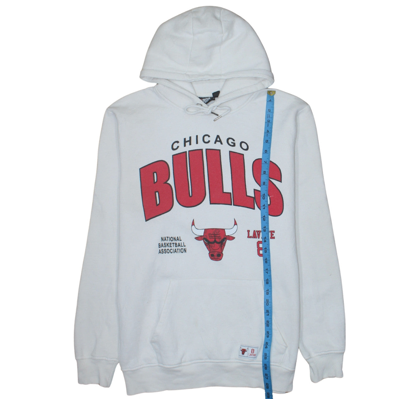 Primark NBA Chicago Bulls Men's White XL Pullover Hoodie