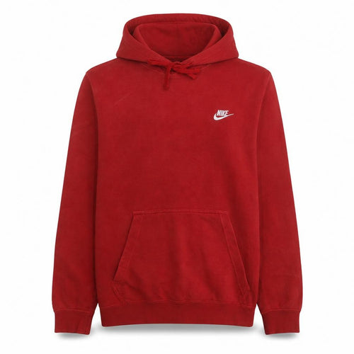 Nike Men's Red Pullover Hoodie Size M Fleece Sportswear