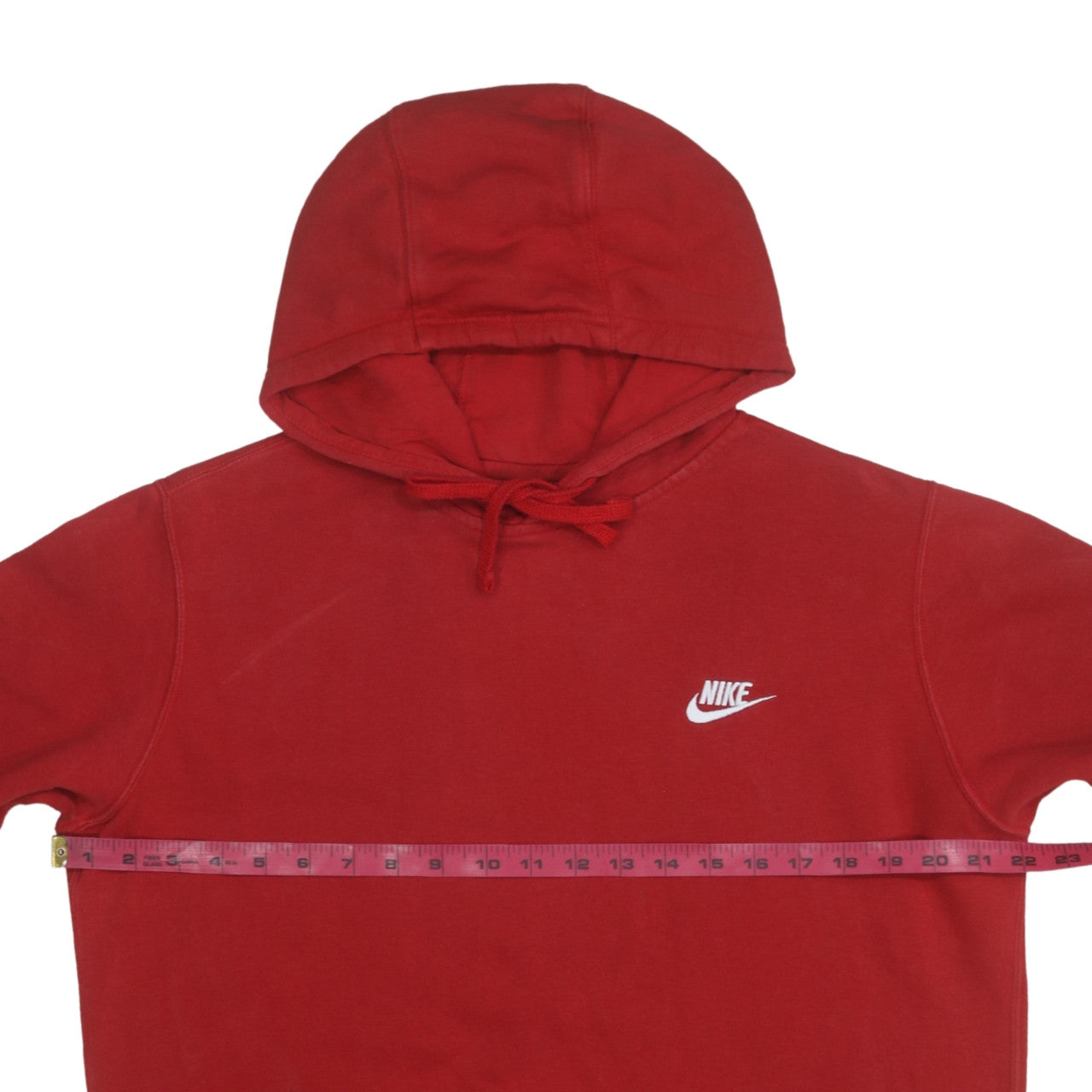 Nike Men's Red Pullover Hoodie Size M Fleece Sportswear