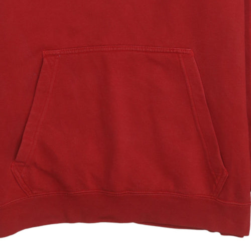 Nike Men's Red Pullover Hoodie Size M Fleece Sportswear