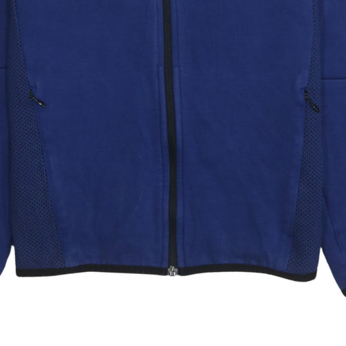 Puma Men's Blue Full Zip Hoodie Size S Lightweight Sportswear
