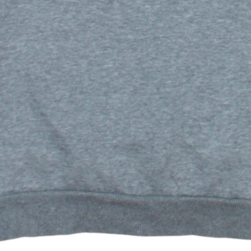 Puma Men's Grey Small Logo Sweatshirt Crew Neck Long Sleeve