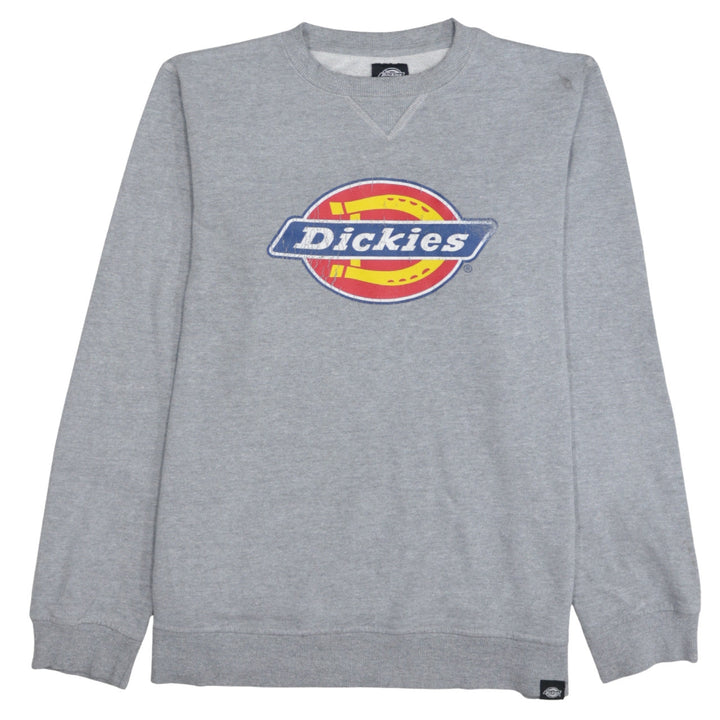 Dickies Men's Grey Logo Pullover Sweatshirt Size L