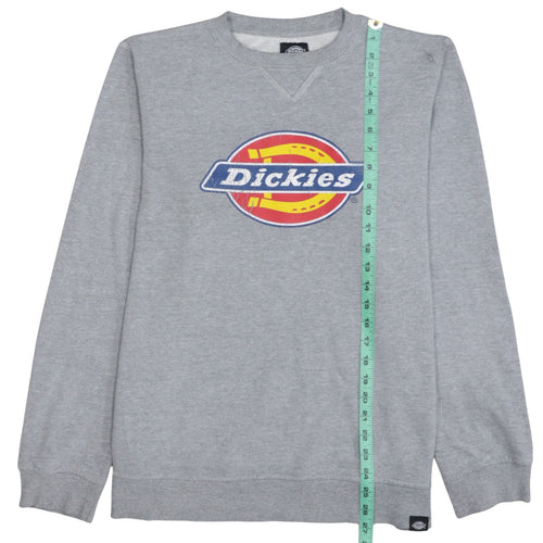 Dickies Men's Grey Logo Pullover Sweatshirt Size L