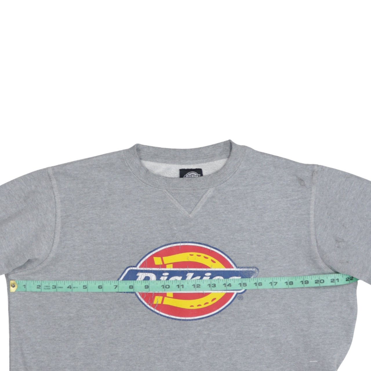 Dickies Men's Grey Logo Pullover Sweatshirt Size L