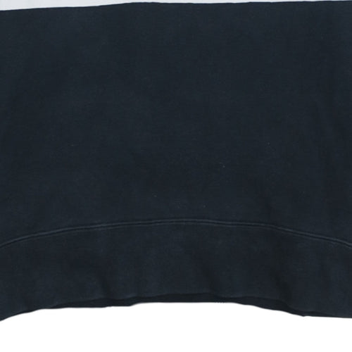 Nike SB Men's Black Striped Crew Neck Pullover Sweatshirt M