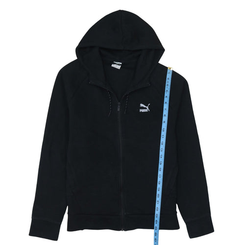 Puma Men's Black Full Zip Hoodie Size L Sports Fleece