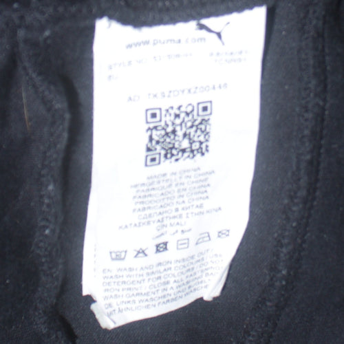 Puma Men's Black Full Zip Hoodie Size L Sports Fleece