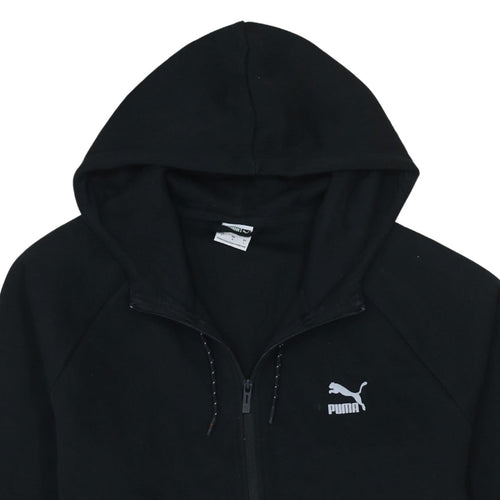 Puma Men's Black Full Zip Hoodie Size L Sports Fleece