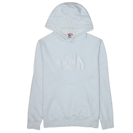 The North Face Mens White Medium Pullover Hoodie Cotton