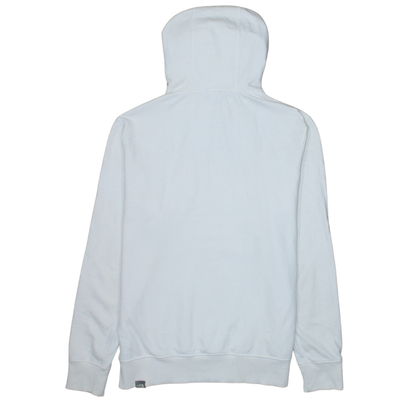 The North Face Mens White Medium Pullover Hoodie Cotton