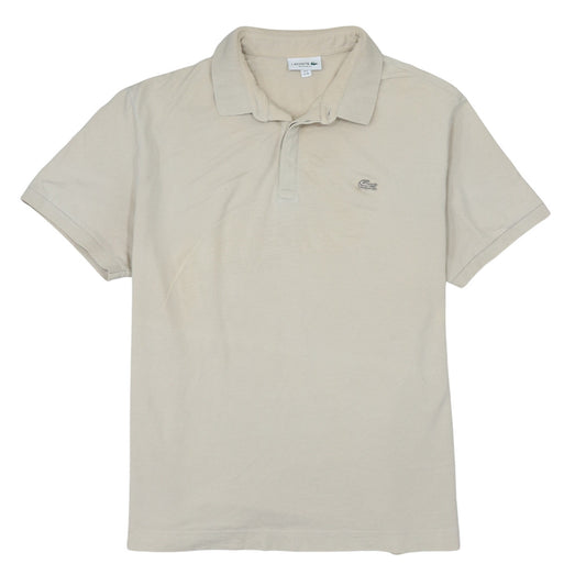 Lacoste Men’s Beige Regular Fit Cotton Polo Shirt 3XL