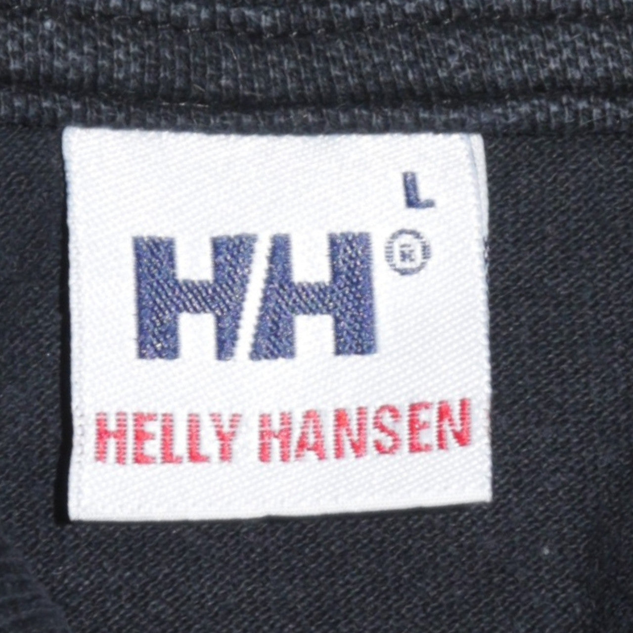 Helly Hansen Men's Black Cotton Polo Shirt L Short Sleeve