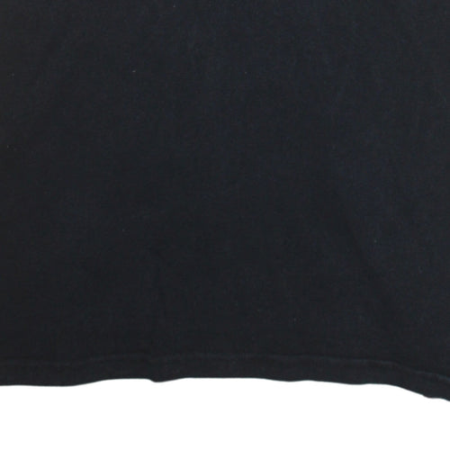 Helly Hansen Men's Black Cotton Polo Shirt L Short Sleeve