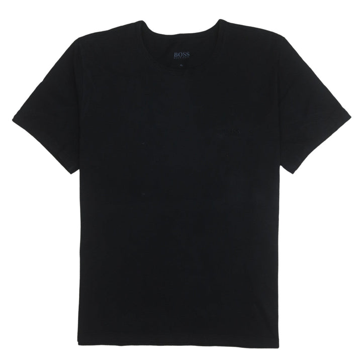 Hugo Boss Men's Black XL Crew Neck Cotton T-Shirt