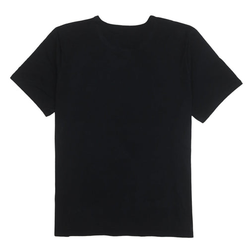 Hugo Boss Men's Black XL Crew Neck Cotton T-Shirt