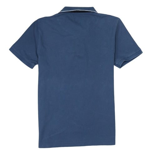 Hugo Boss Men's Blue Regular Fit Cotton Polo Shirt Size S