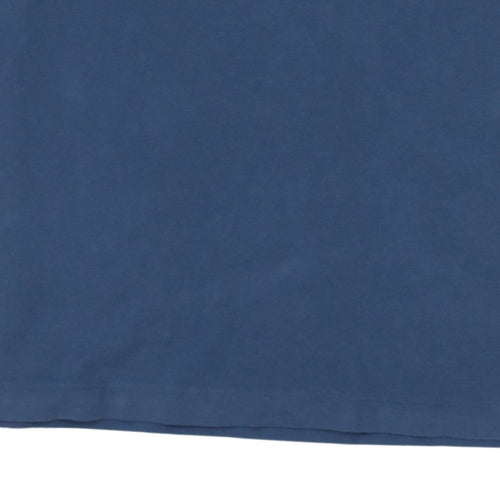 Hugo Boss Men's Blue Regular Fit Cotton Polo Shirt Size S