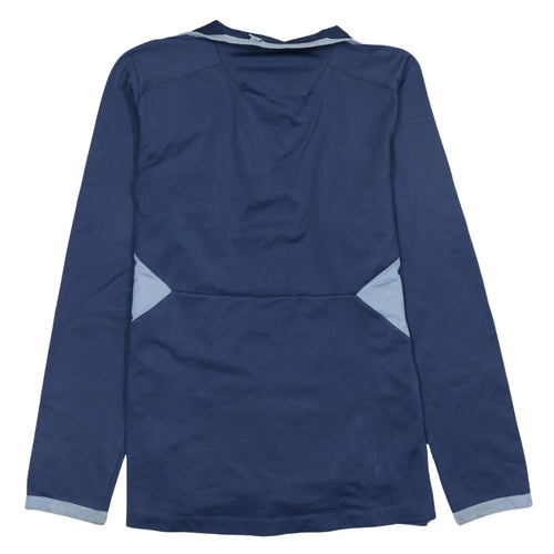 Umbro England Men's Blue 1/2 Zip Training Sweatshirt Size S